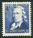 N°0619-1944-FRANCE-CLUADE CHAPPE-INGENIEUR-4F-BLEU 