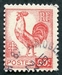 N°0633-1944-FRANCE-COQ D'ALGER-50C-ROUGE 