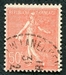 N°0199-1924-FRANCE-TYPE SEMEUSE LIGNEE-50C-ROUGE 