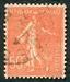 N°0199-1924-FRANCE-TYPE SEMEUSE LIGNEE-50C-ROUGE 