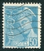 N°0538-1942-FRANCE-TYPE MERCURE-50C-TURQUOISE 