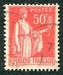 N°0283-1932-FRANCE-TYPE PAIX-50C-ROSE ROUGE 