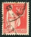 N°0283-1932-FRANCE-TYPE PAIX-50C-ROSE ROUGE 