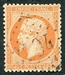 N°0023-1862-FRANCE-LOUIS NAPOLEON-40C-ORANGE 