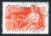 N°1173-1955-HONGRIE-METIERS-CONDUCTRICE TRACTEUR-2F60 