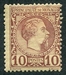N°0004-1885-MONACO-PRINCE CHARLES III-10C-LILAS BRUN S JAUNE 