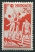 N°0322-1948-MONACO-JO DE LONDRES-BASKET BALL-2F50-ROUGE 