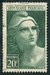 N°0730-1945-FRANCE-MARIANNE DE GANDON-20F-VERT 