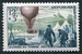 N°1018-1955-FRANCE-DEPART D'UN BALLON-SIEGE DE PARIS-12F+3F 