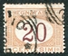 N°07-1870-ITALIE-20C-ORANGE ET CARMIN 