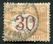 N°08-1870-ITALIE-30C-ORANGE ET CARMIN 