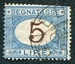 N°16-1870-ITALIE-5L-BLEU ET BRUN 