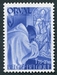 N°0563-1941-BELGIQUE-ABBAYE ORVAL-ART DU VITRAIL-1F75+2F50 