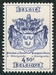 N°1851-1977-BELGIQUE-ARMOIRIES DE HORNES-4F50-VIOLET 