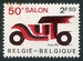 N°1568-1971-BELGIQUE-50E SALON DE L'AUTO-2F50 