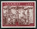 N°0193-1968-ANDF-LA CRUCIFIXION-60C-ROUGE ET BISTRE 