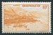 N°0311A-1948-MONACO-RADE ET PORT MONTE CARLO-10F-JAUNE ORANG 