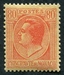 N°0093-1924-MONACO-PRINCE LOUIS II-80C-ROUGE S/JAUNE 