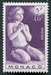 N°0290-1946-MONACO-PRIERE DE L'ENFANT-5F+40F-LILAS 
