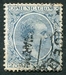 N°0204-1889-ESPAGNE-ALPHONSE XIII-25C-BLEU 