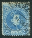 N°0218-1901-ESPAGNE-ALPHONSE XIII-25C-BLEU 