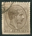 N°0175-1878-ESPAGNE-ALPHONSE XII-10C-BRUN 