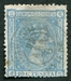 N°0155-1875-ESPAGNE-ALPHONSE XII-10C-BLEU 