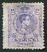 N°0245-1909-ESPAGNE-ALPHONSE XIII-15C-VIOLET 
