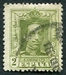 N°0272-1922-ESPAGNE-ALPHONSE XIII-2C-OLIVE 