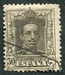 N°0281-1922-ESPAGNE-ALPHONSE XIII-30C-SEPIA 