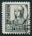 N°0580A-1937-ESPAGNE-ISABELLE LA CATHOLIQUE-15C-NOIR 