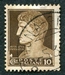 N°0226-1929-ITALIE-AUGUSTE-10C-SEPIA 
