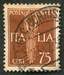 N°012A-1930-ITALIE-75C-BRUN/JAUNE 