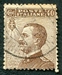 N°0080-1906-ITALIE-VICTOR EMMANUEL III-40C-BRUN 