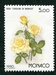 N°1714-1990-MONACO-FLEURS-ROSE CAROLINE DE MONACO 