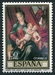 N°1614-1970-ESPAGNE-TABLEAU-LA VIERGE AVEC L'ENFANT-1P50 