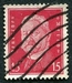 N°405-1928-ALLEM-VON HINDENBURG-15P-ROUGE CARMINE 