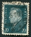 N°406-1928-ALLEM-FRIEDRICH EBERT-20P-ARDOISE 