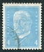 N°401A-1928-ALLEM-VON HINDENBURG-4P-BLEU CLAIR 