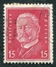 N°405-1928-ALLEM-VON HINDENBURG-15P-ROUGE CARMINE 