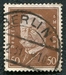 N°411-1928-ALLEM-VON HINDENBURG-50P-BRUN 