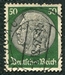 N°496-1933-ALLEM-MARECHAL HINDENBURG-50P-VERT ET NOIR 