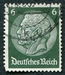 N°487-1933-ALLEM-MARECHAL HINDENBURG-6P-VERT FONCE 