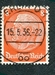 N°488-1933-ALLEM-MARECHAL HINDENBURG-8P-ROUGE/ORANGE 