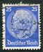 N°493-1933-ALLEM-MARECHAL HINDENBURG-25P-OUTREMER 