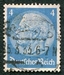 N°442-1932-ALLEM-MARECHAL HINDENBURG-4P-BLEU CLAIR 