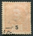 N°0125-1895-PORT-CHARLES 1ER-5R-ORANGE 
