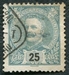 N°0130-1895-PORT-CHARLES 1ER-25R-VERT BLEU 