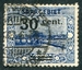 N°075-1921-SARRE-PONT DE SARREBRUCK-30C S/80P-OUTREMER 