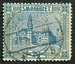 N°089-1922-SARRE-HOTEL DE VILLE DE SARREBRUCK-20C-BLEU/VERT 